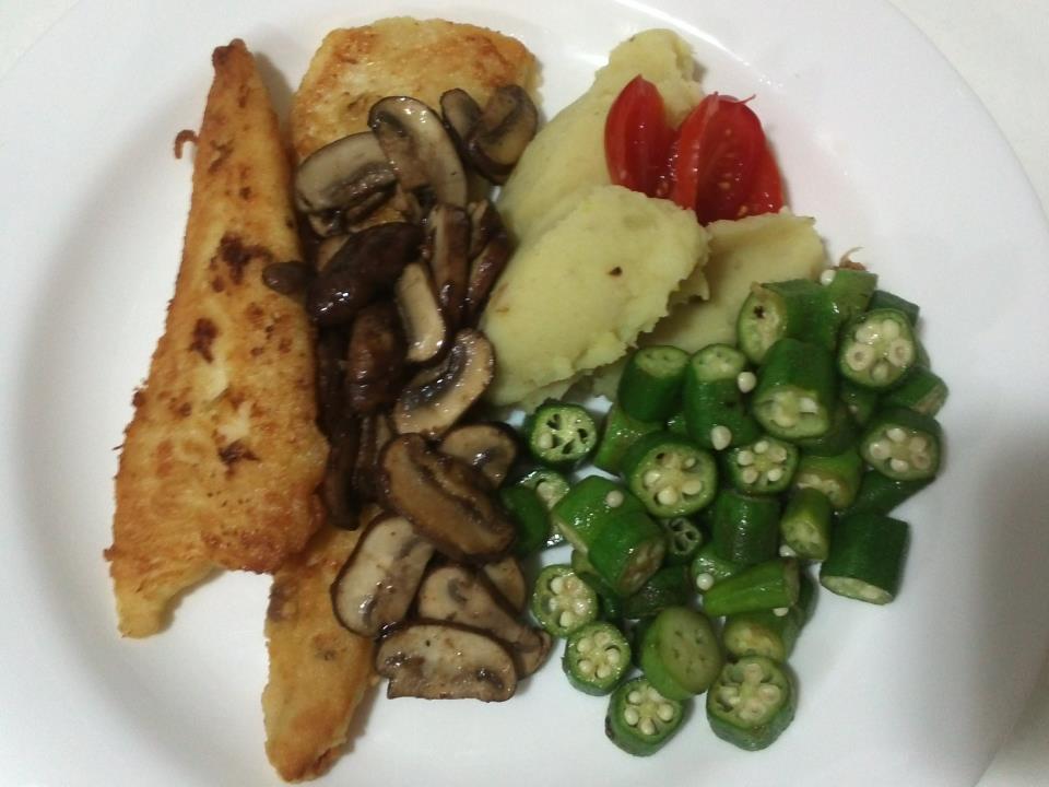 Dieta salada com frango